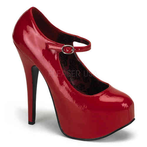 Bordello - Teeze 07 High Heels Red