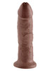 Cock Dildo 23cm (9'') Brown